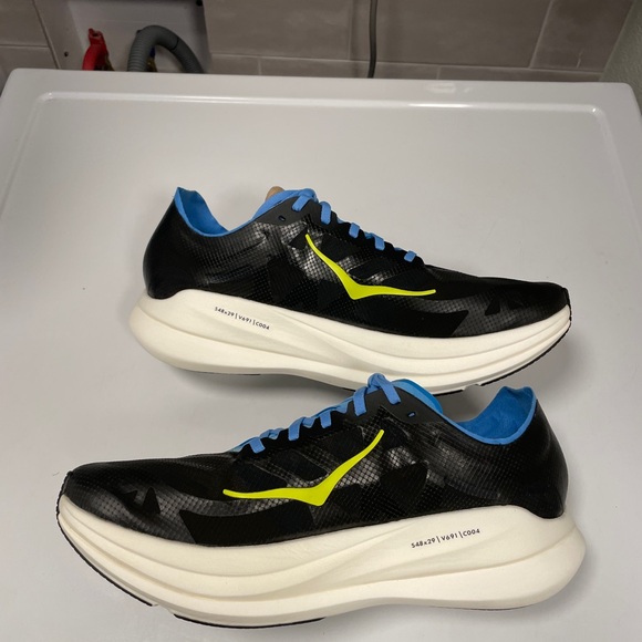 Size 13 - Hoka Rocket X 2 Men’s Running Shoes Black/Multi - Picture 5 of 9